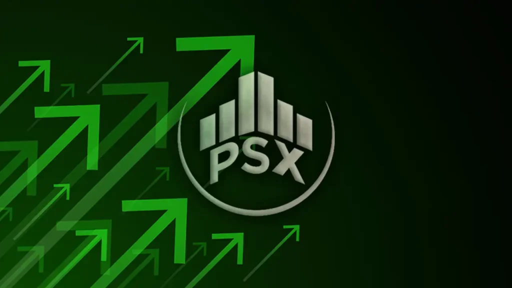 Pakistan Stock Exchange's KSE-100 index today's performance