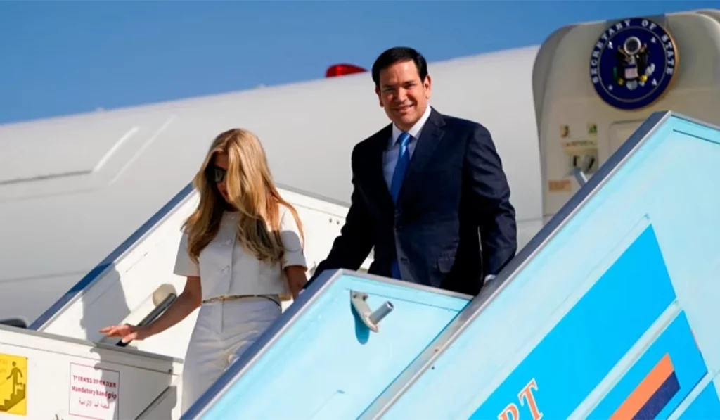 Rubio in Israel to shower support as Palestinians flee Gaza City