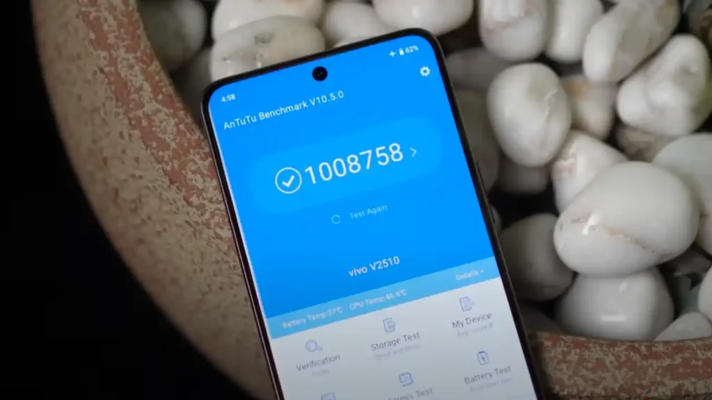 Vivo T4 Pro Antutu score performance test
