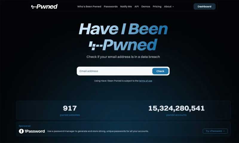 Password leak