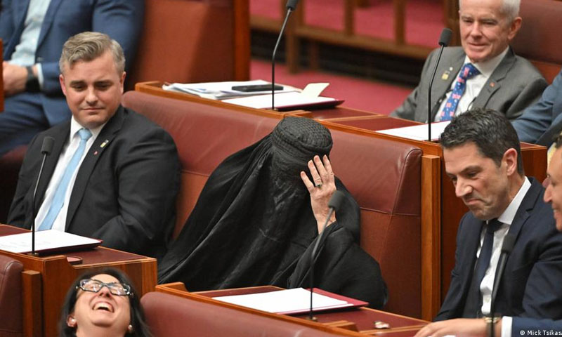 burqa in parliament