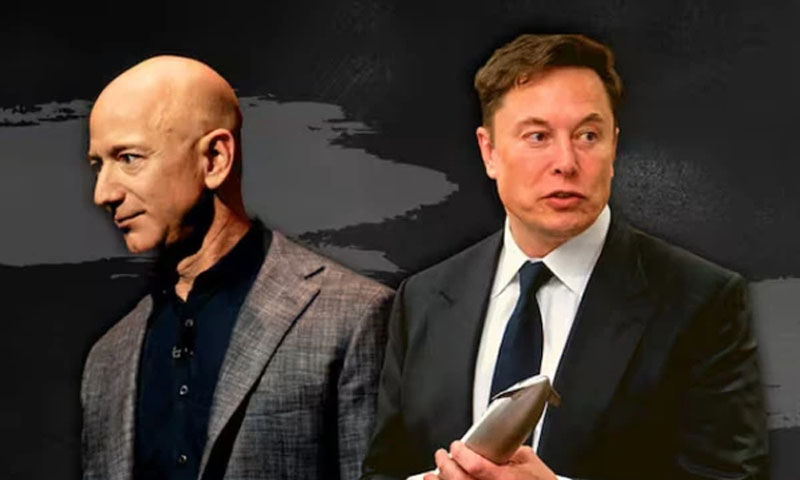 Elon Musk labels Jeff Bezos’ AI platform ‘copycat’