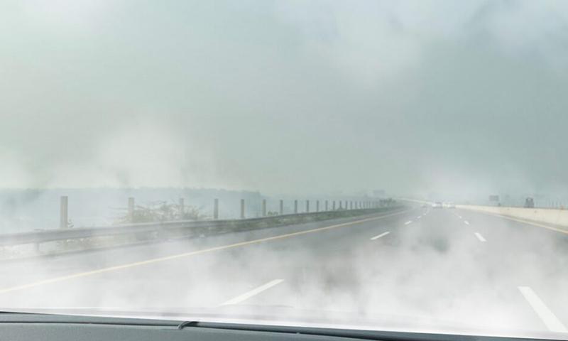 Motorway fog