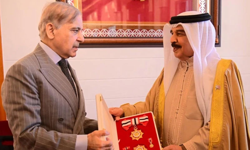 PM Shehbaz awarded Bahrain’s highest civil honour