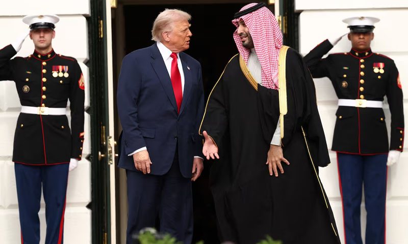 Trump welcomes Saudi Crown prince to White House