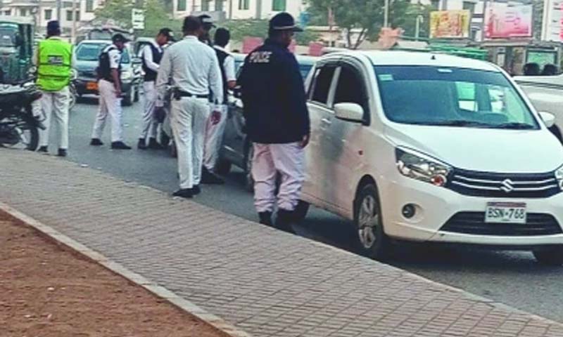 Sindh traffic violations