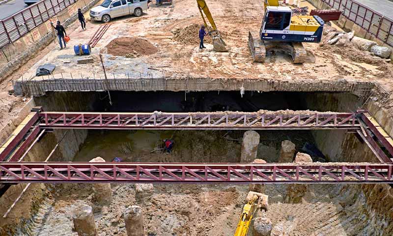 Rawalpindi underpass Peshawar Road construction
