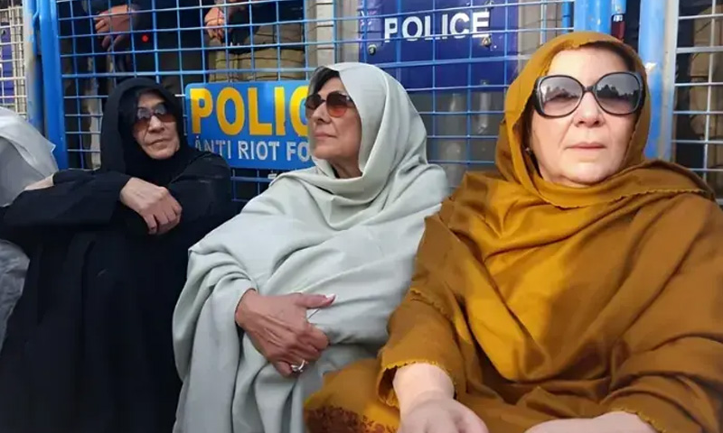 Case registered over PTI sit-in outside Adiala Jail; 14 presented before ATC