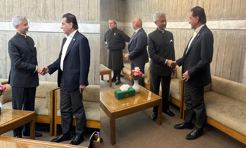 Indo-Pak leaders meet in Dhaka, first since armed conflict in May