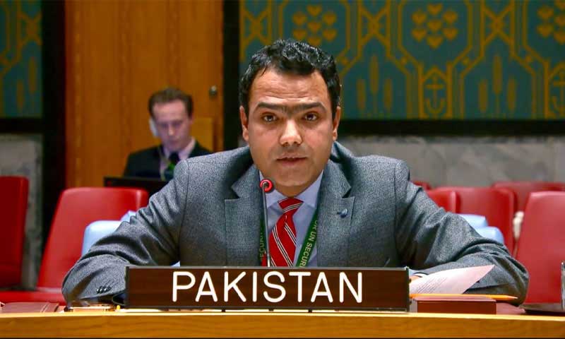 Pakistan reiterates Kashmir’s “disputed” status in UNSC
