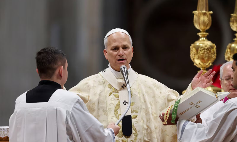 Pope Leo decries plight of Palestinians in Gaza in first Christmas sermon