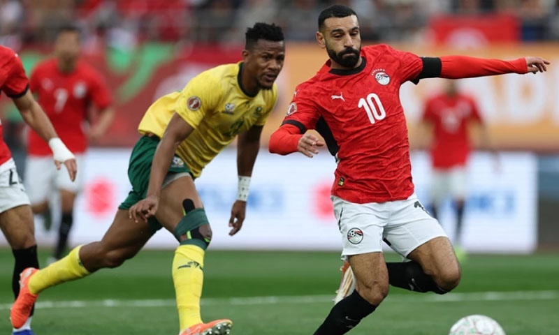 Salah penalty sends 10-man Egypt into AFCON last 16 after win over South Africa