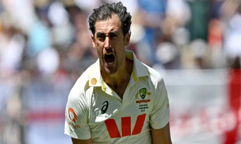 Australian fast bowler Mitchell Starc Wasim Akram record