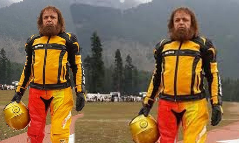 Stuntman Sultan Golden breaks world record