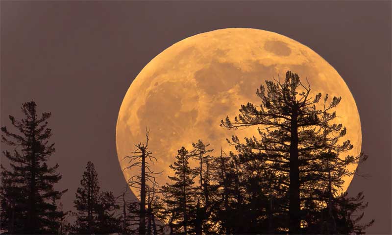 When will supermoon be visible in Pakistan?