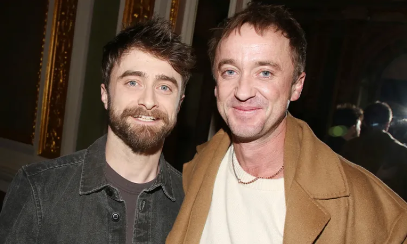 Daniel Radcliffe and Tom Felton