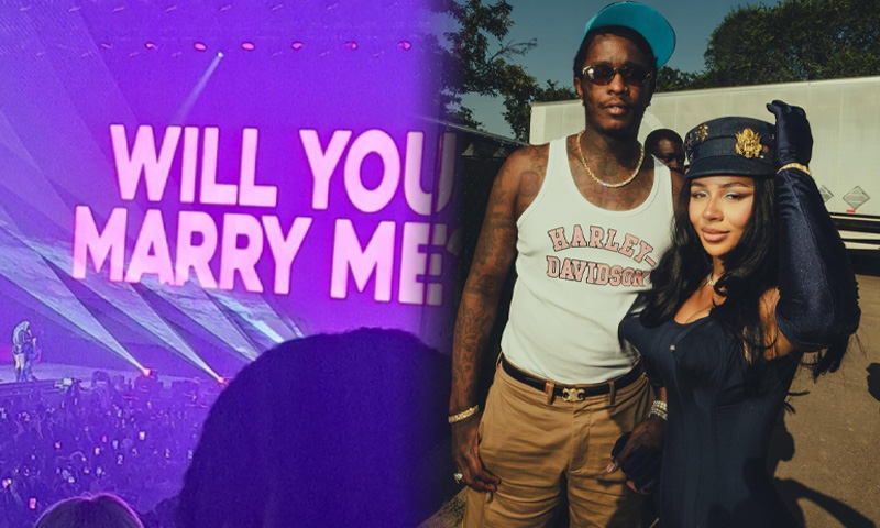 Love, breakup, and then reunion: Young Thug proposes Mariah the Scientist