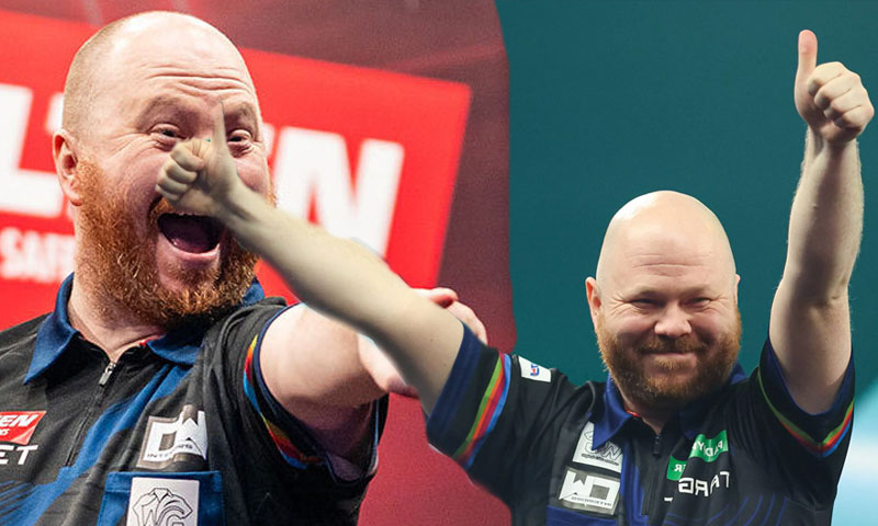 Justin Hood stuns darts world with record-breaking win over Josh Rock