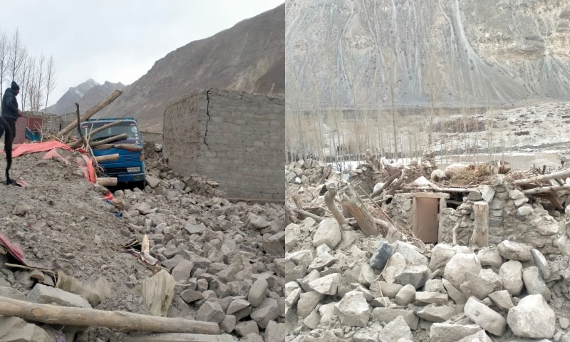 Earthquake damages over 100 houses in Hunza’s Chupursan Valley