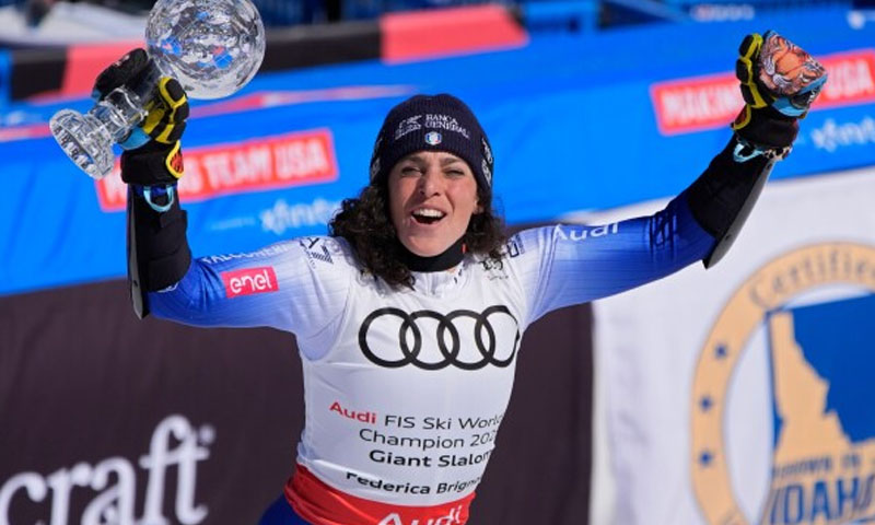 Brignone returns to action