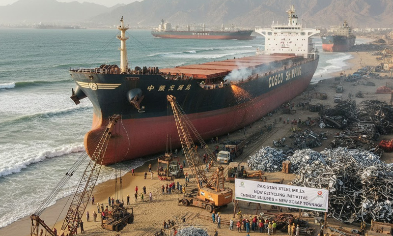 Pakistan’s appetite for scrap drives ship recycling
